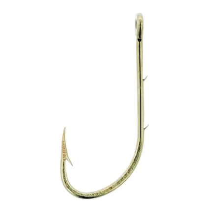 Eagle Claw Baitholder 2 Slices Offset Hook- Bronze - Size 1 186A-1